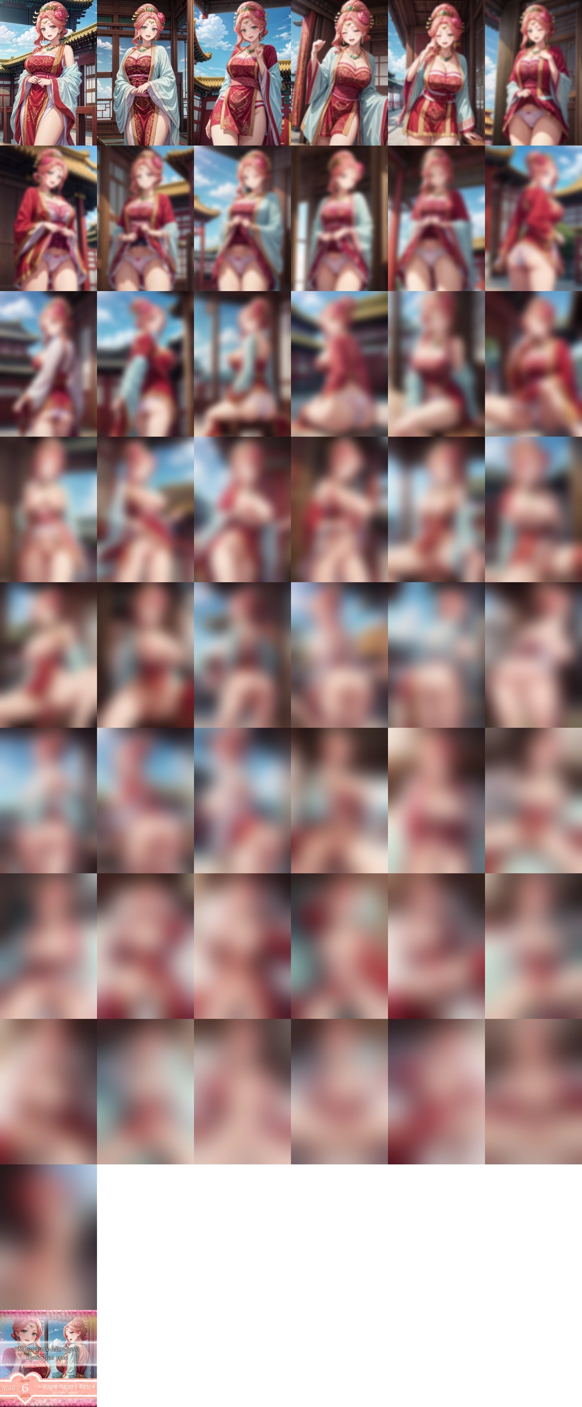 薬屋のひとりごと 玉葉 nude 1 のAIエロ画像 50pic
