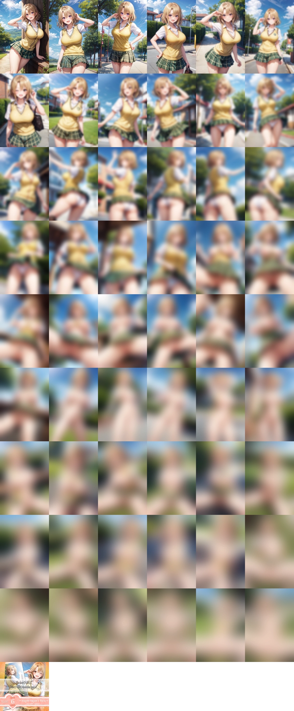 ToLOVEる 籾岡里紗 nude 1 のAIエロ画像 55pic