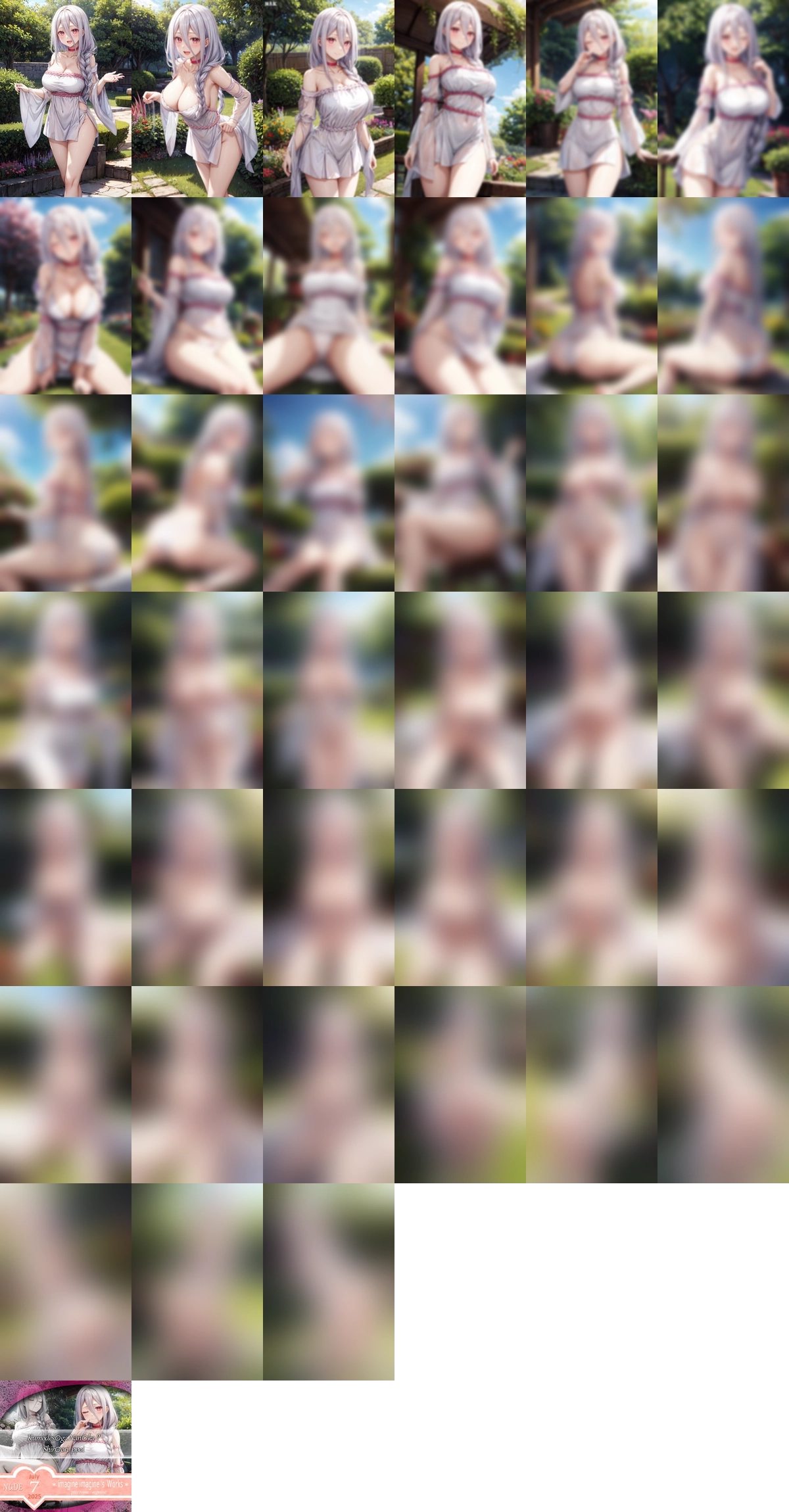蜘蛛ですが、なにか? 白織 nude 1 のAIエロ画像 40pic