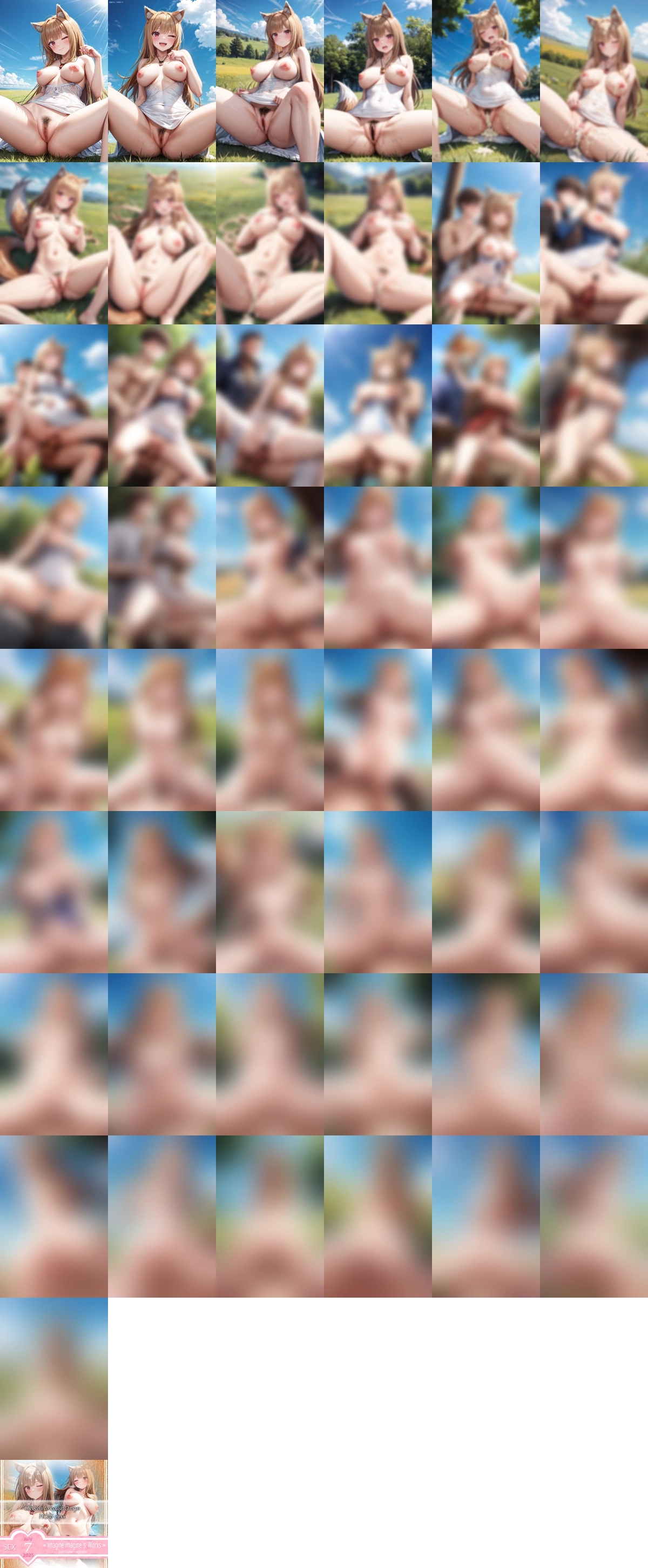 狼と香辛料 ホロ sex 1 のAIエロ画像 50pic
