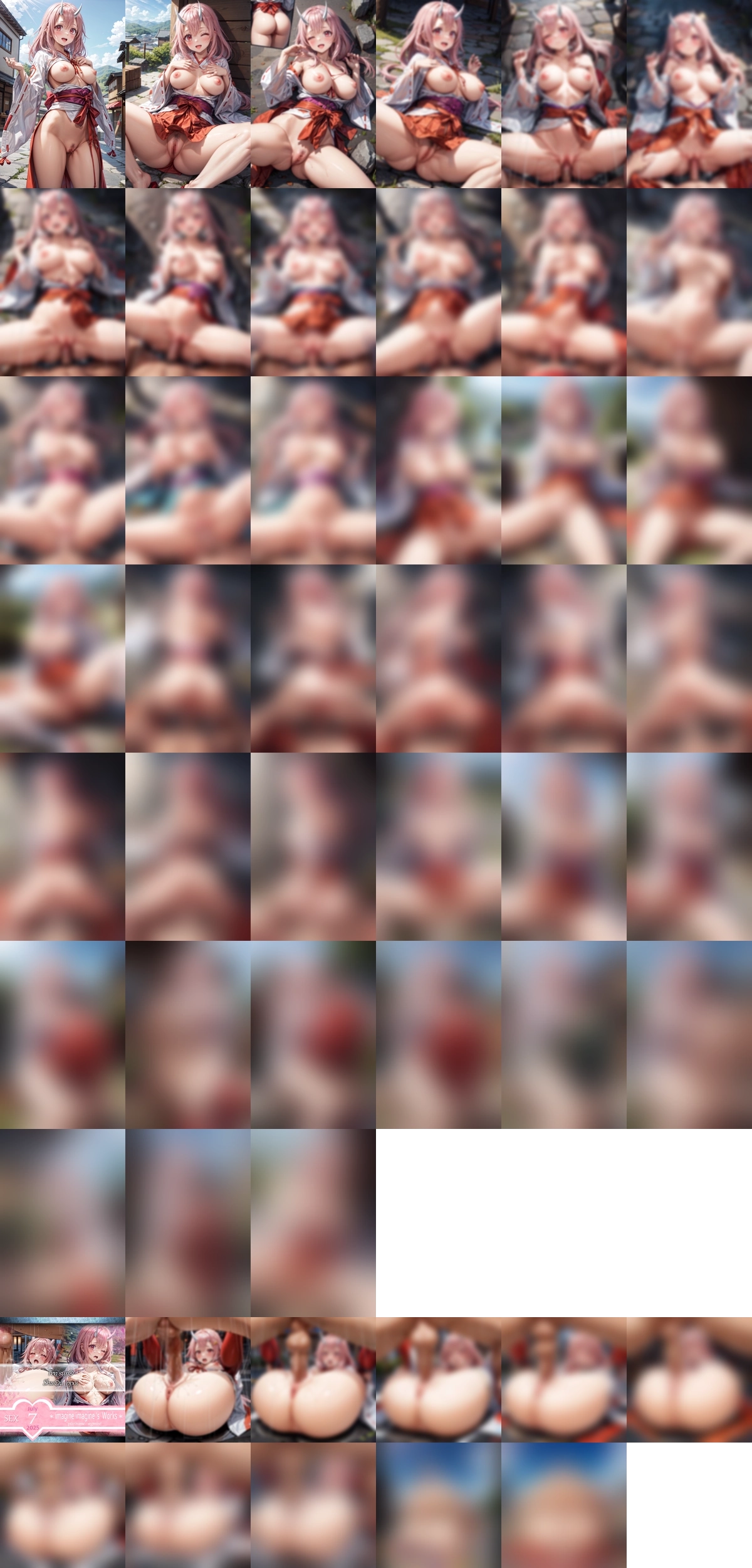 転生したらスライムだった件 シュナ  sex 1 のAIエロ画像 50pic
