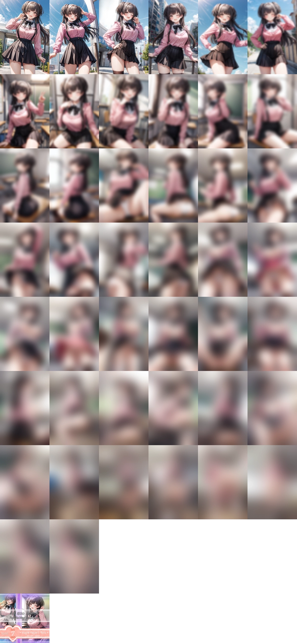 アイドルマスター 黛冬優子 nude 1 のAIエロ画像 45pic