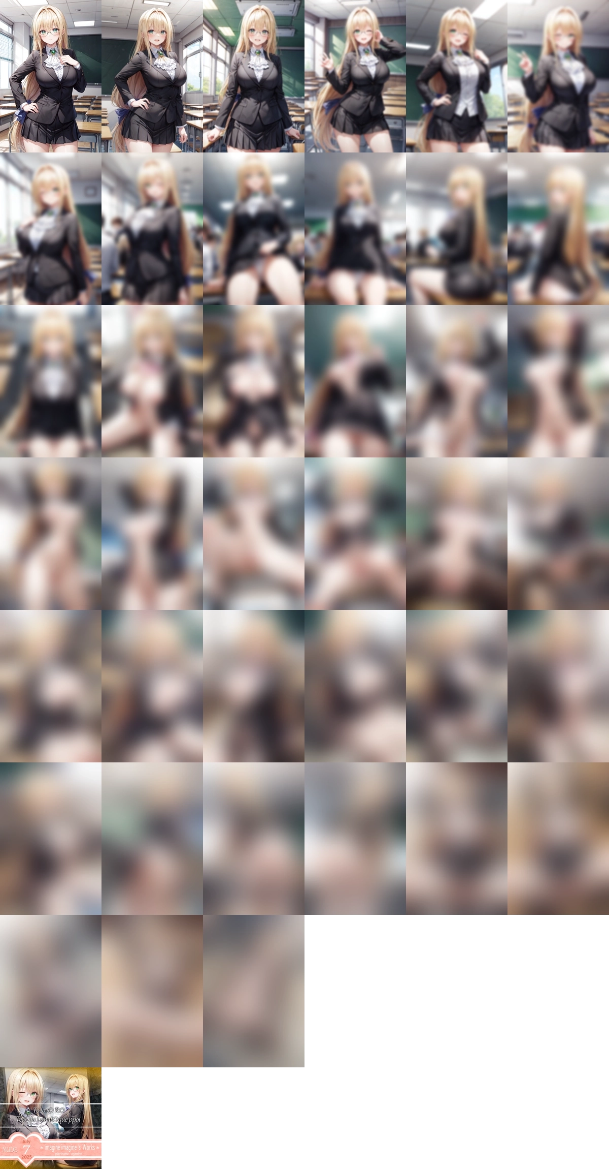 ToLOVEる ティアーユ・ルナティーク nude 1 のAIエロ画像 40pic