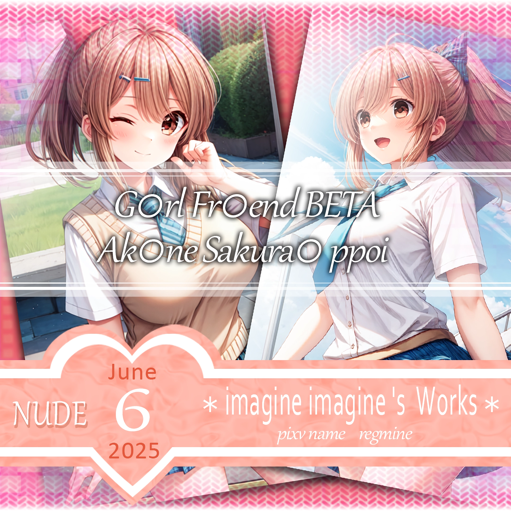 ガールフレンド(仮) 櫻井明音 nude 1 のAIエロ画像 40pic