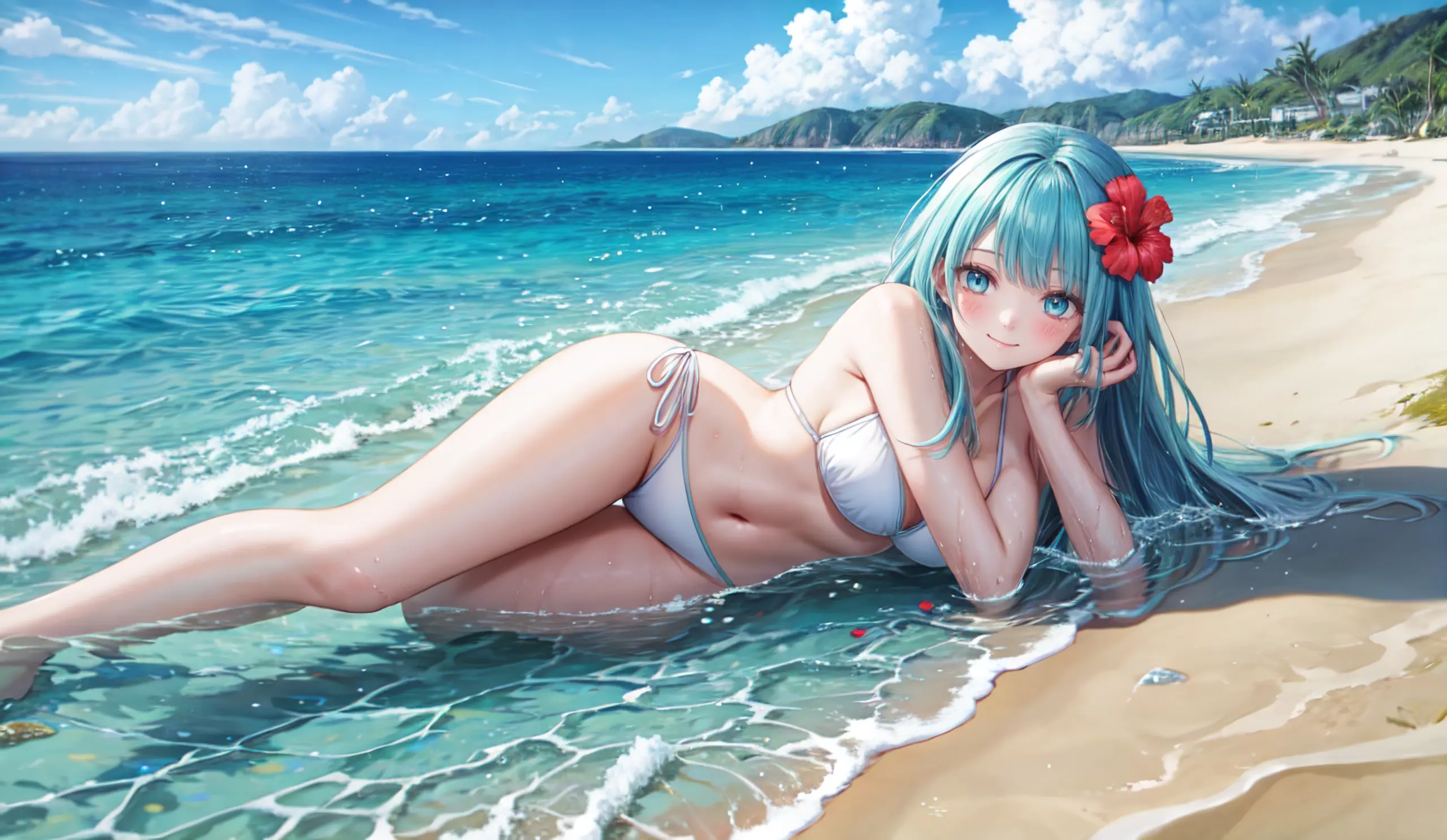 HENTAI-AI 7月カバーイラスト(水着バージョン) 36pic AI生成エロ画像-82186