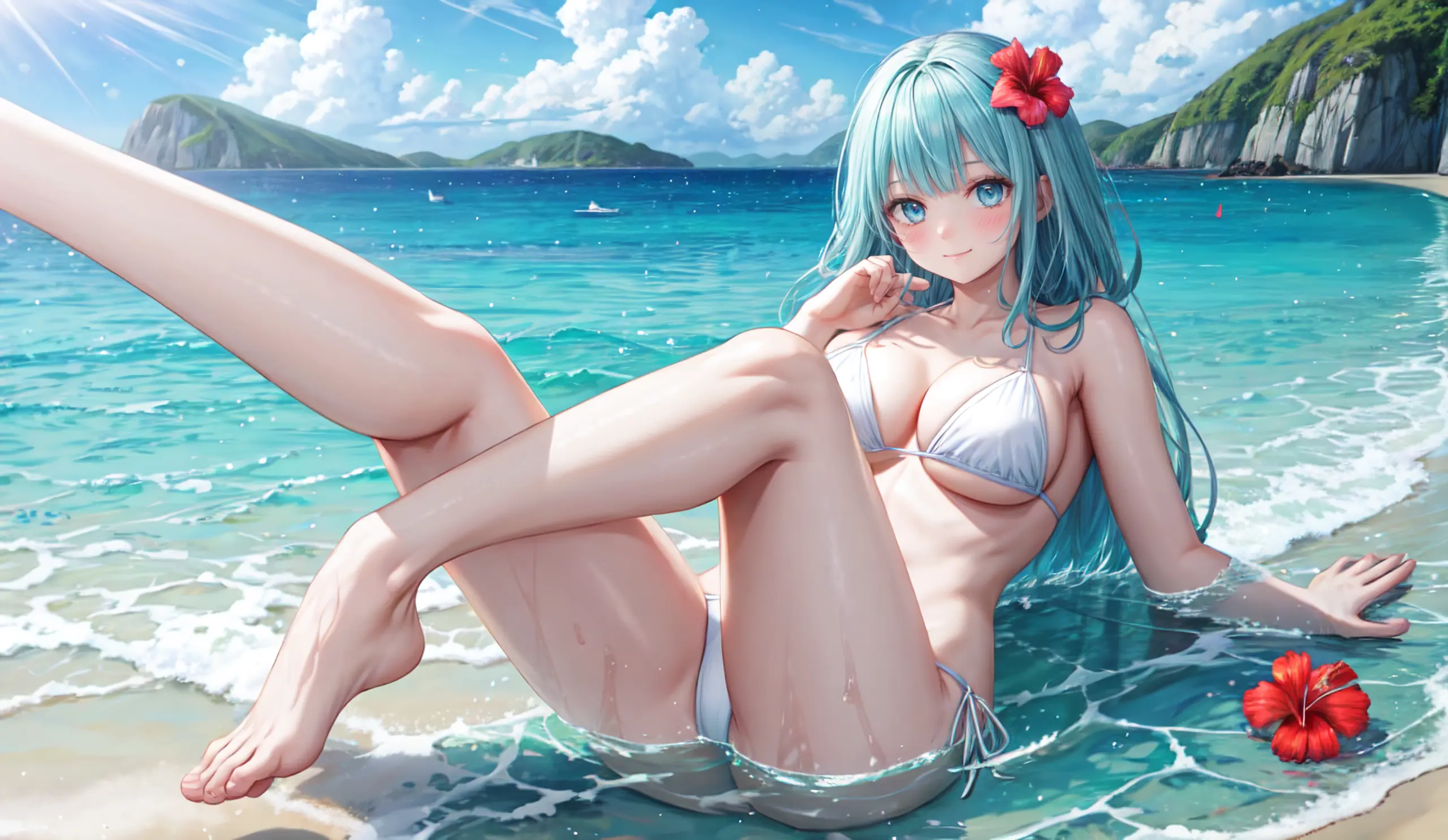 HENTAI-AI 7月カバーイラスト(水着バージョン) 36pic AI生成エロ画像-82194