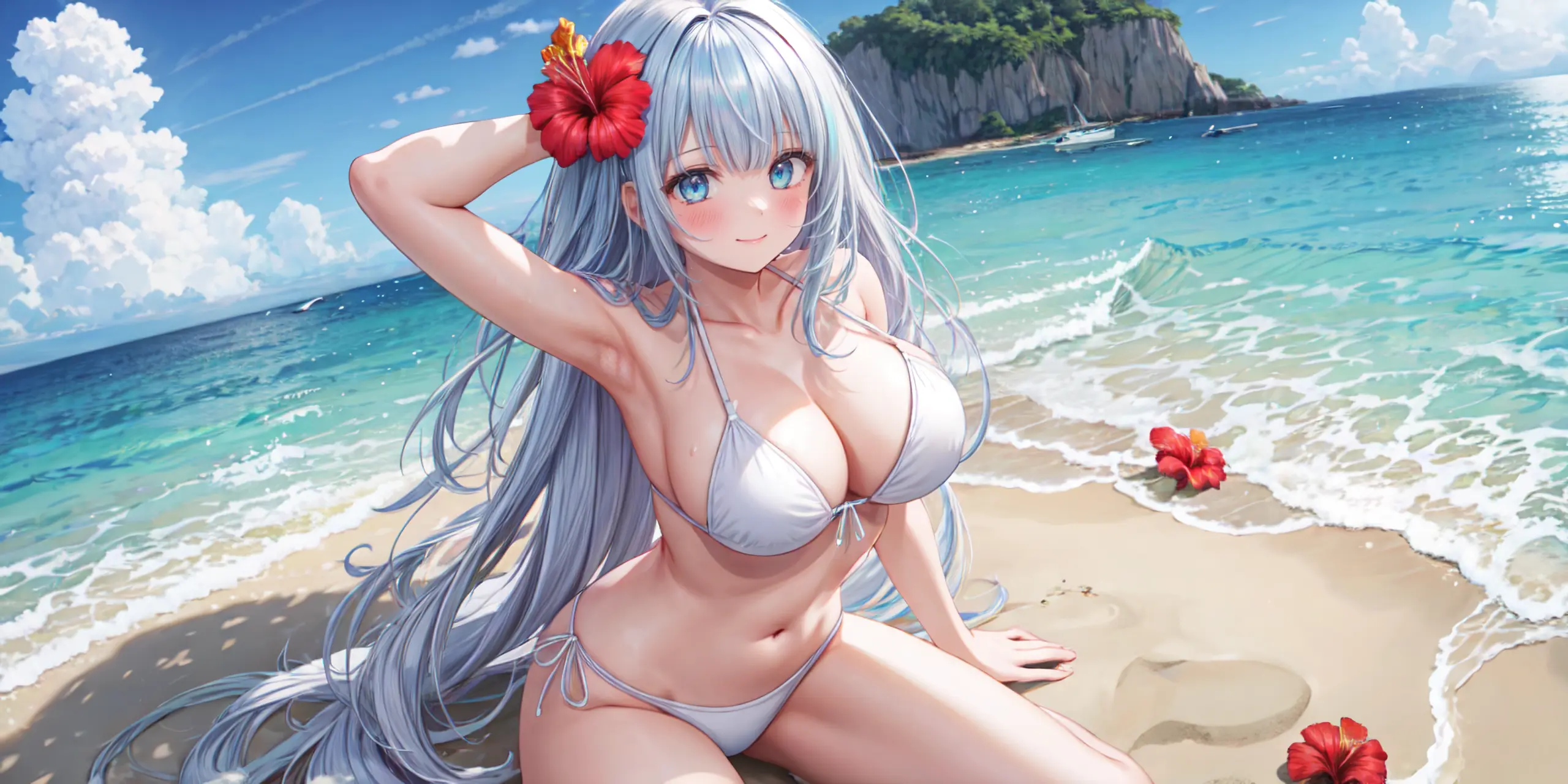 HENTAI-AI 7月カバーイラスト(水着バージョン) 36pic AI生成エロ画像-82160