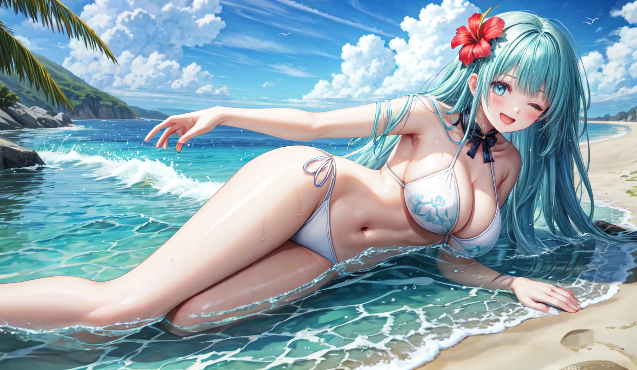 HENTAI-AI 7月カバーイラスト(水着バージョン) 36pic AI生成エロ画像-82182