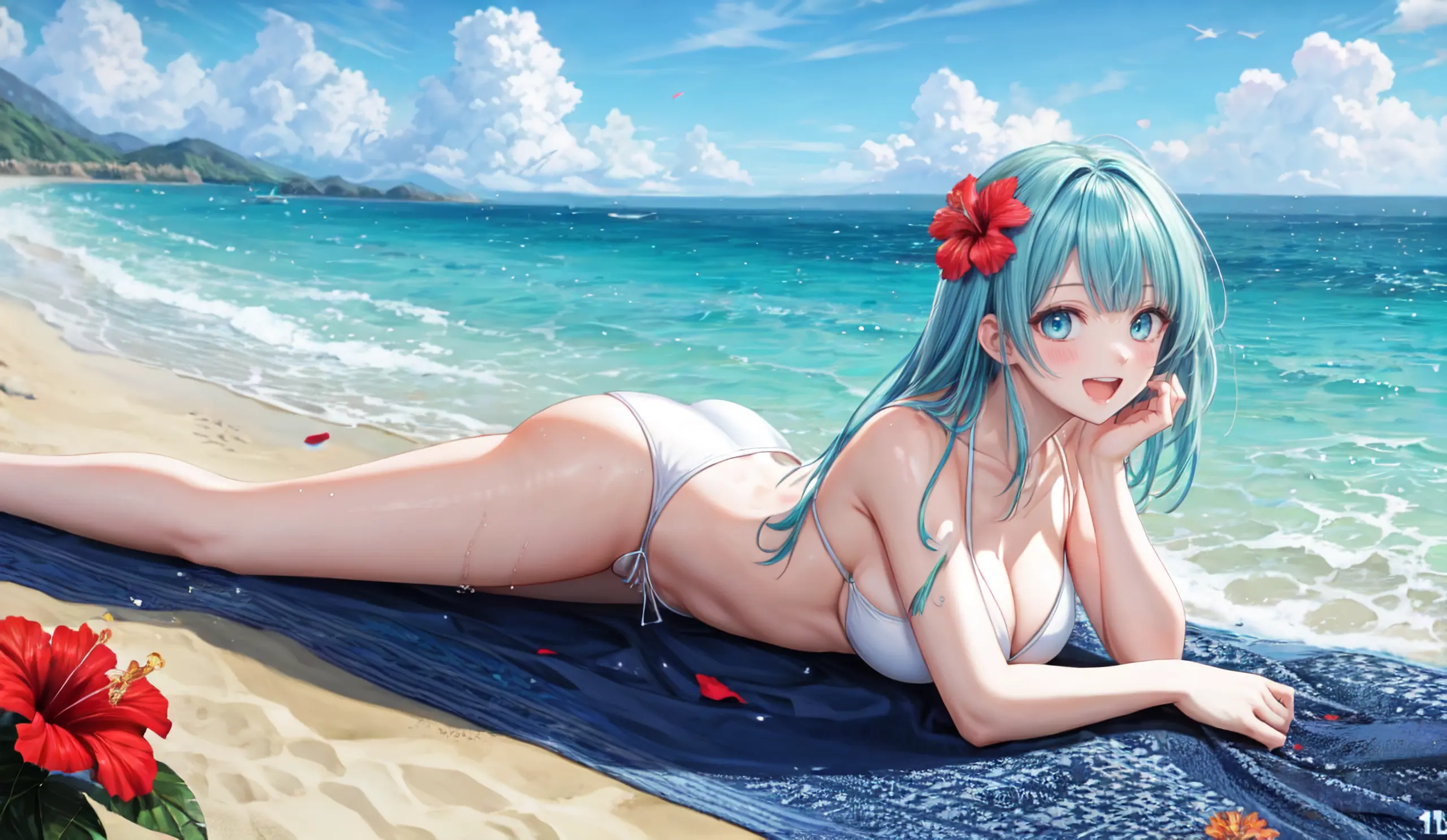 HENTAI-AI 7月カバーイラスト(水着バージョン) 36pic AI生成エロ画像-82176