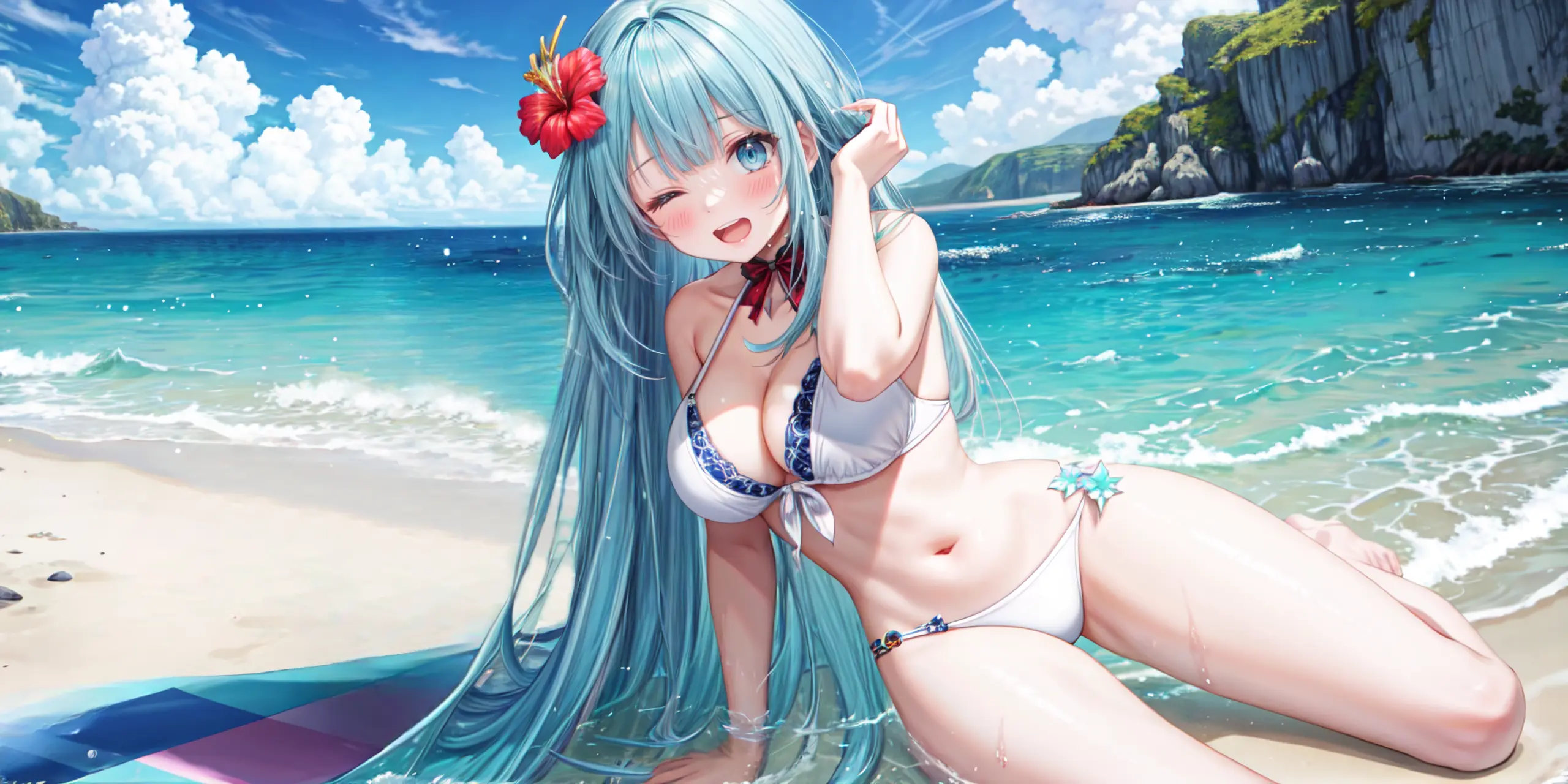 HENTAI-AI 7月カバーイラスト(水着バージョン) 36pic